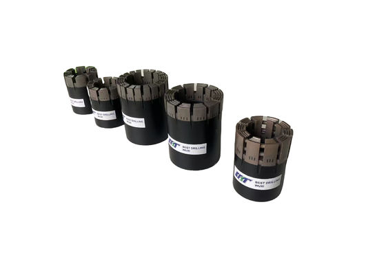 BQ NQ Diamond Core Impregnated Bits Bor permukaan halus