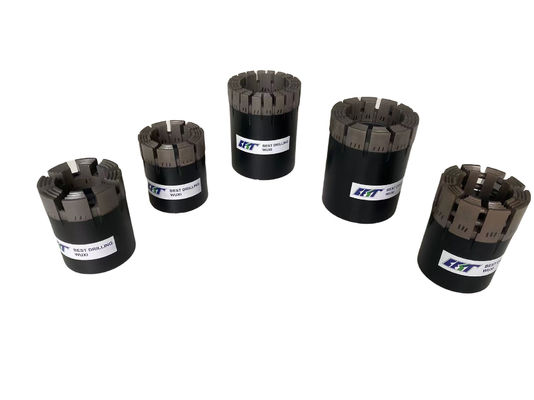 BQ NQ Diamond Core Impregnated Bits Bor permukaan halus