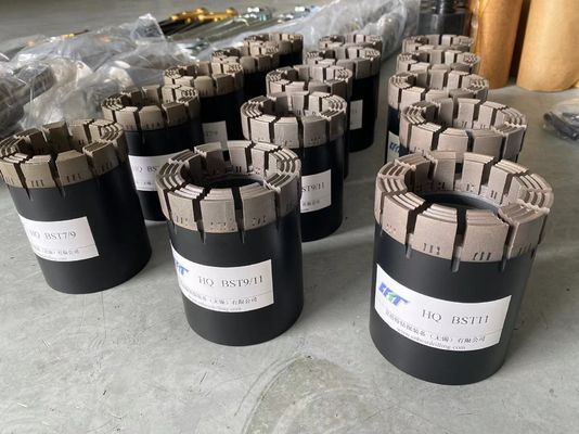 BQ NQ NQ3 HQ Impregnated Diamond Core Bit Untuk Survei Geologi