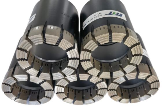 Hq Wireline Diamond Core Drill Bit untuk Surface Ground dan Underground Drilling