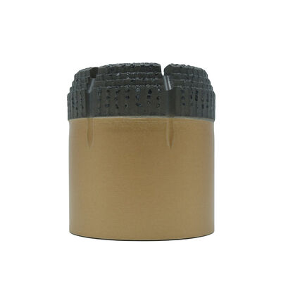 1-10 Inch Surface Set Diamond Core Bits Untuk Pengeboran Batu Multi Layer Impregnation Cooling Lubrication