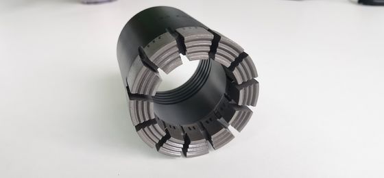 Aq Bq Nq Hq Pq Impregnated Diamond Drill Core Bit untuk Survei Geologi atau Eksplorasi Pertambangan
