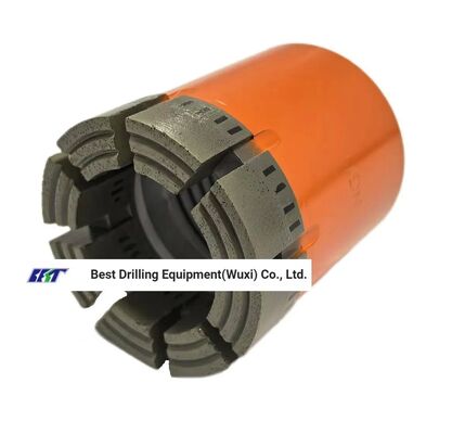 Bq Nq Hq Pq Bq Diamond Core Drill Bit dengan tingkat kekerasan yang berbeda