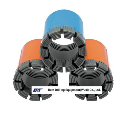 Bq Nq Hq Pq Impregnated Diamond Core Drill Bit untuk Wireline Coring